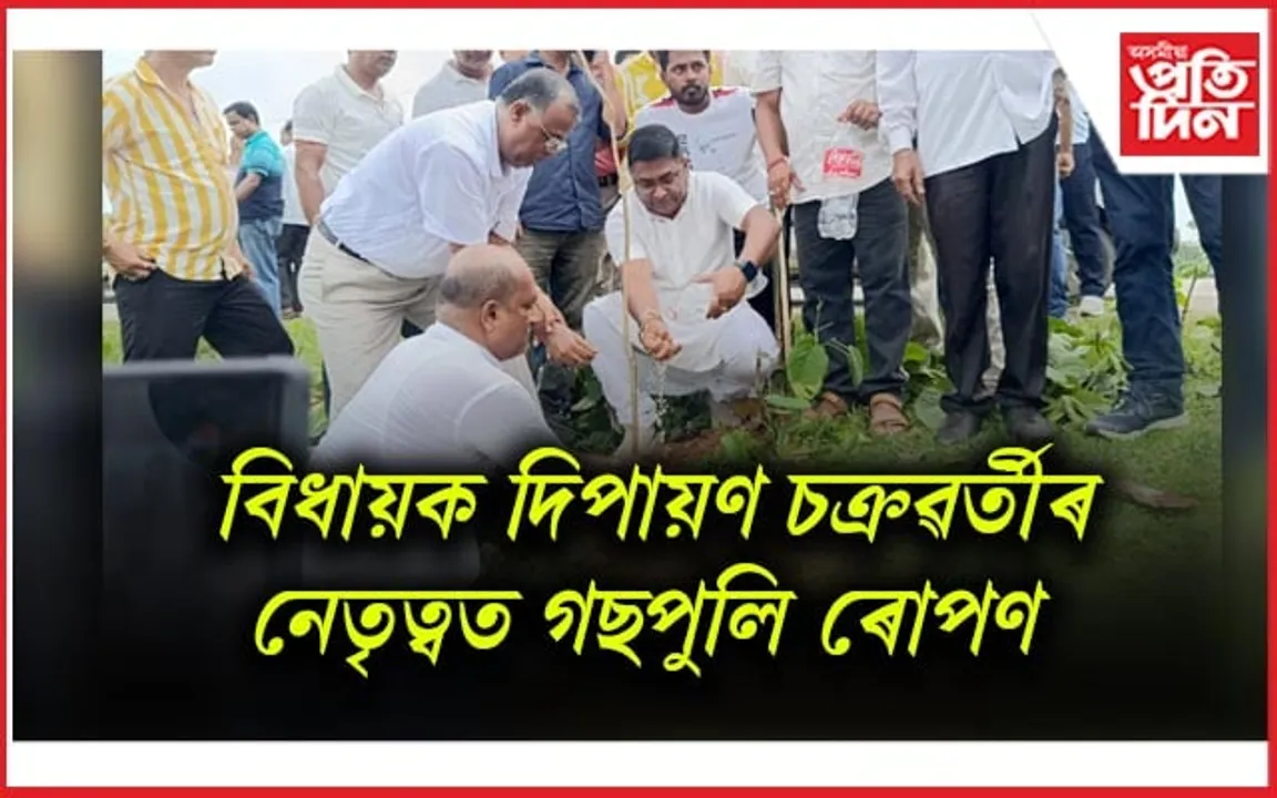 অমৃত বৃক্ষ আন্দোলন : শিলচৰত  ৫৭৫ টা গছপুলি ৰোপণ